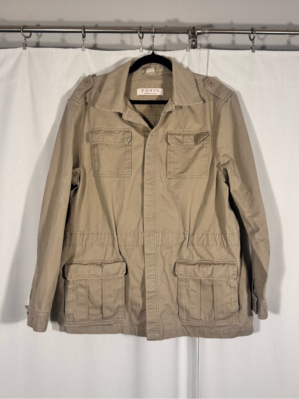 EDEIS Laredoute Création Beige Utility Jacket
